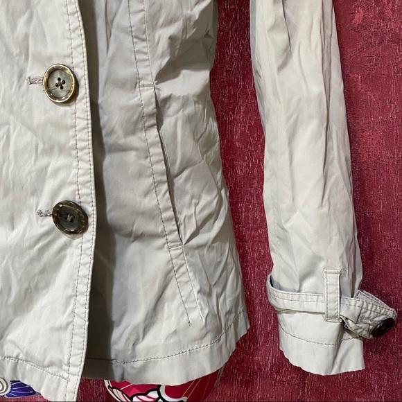 Merona Light Gray Pea Coat - Picture 4 of 6